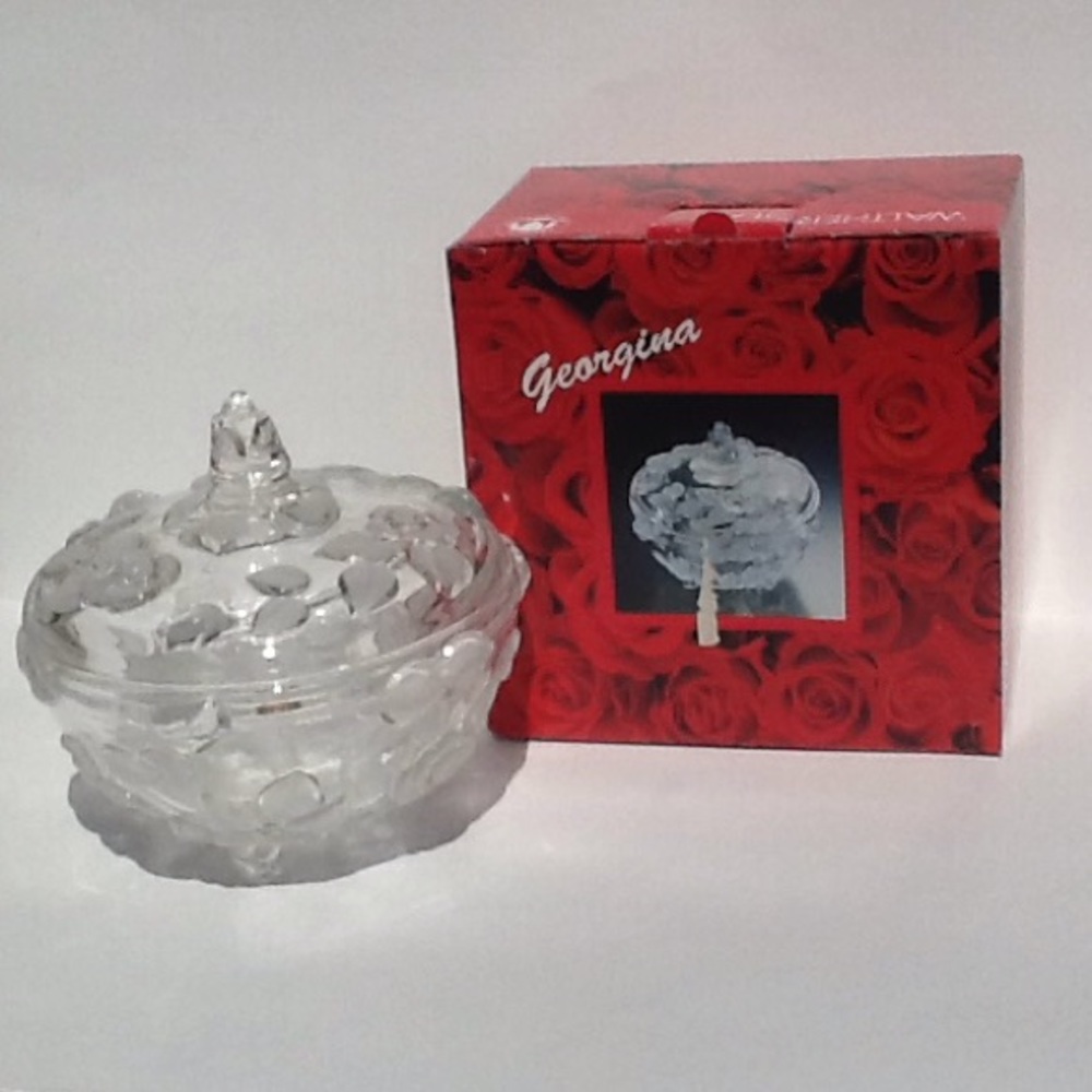 Walther Glas "Gerogina" candy bowl NWOT